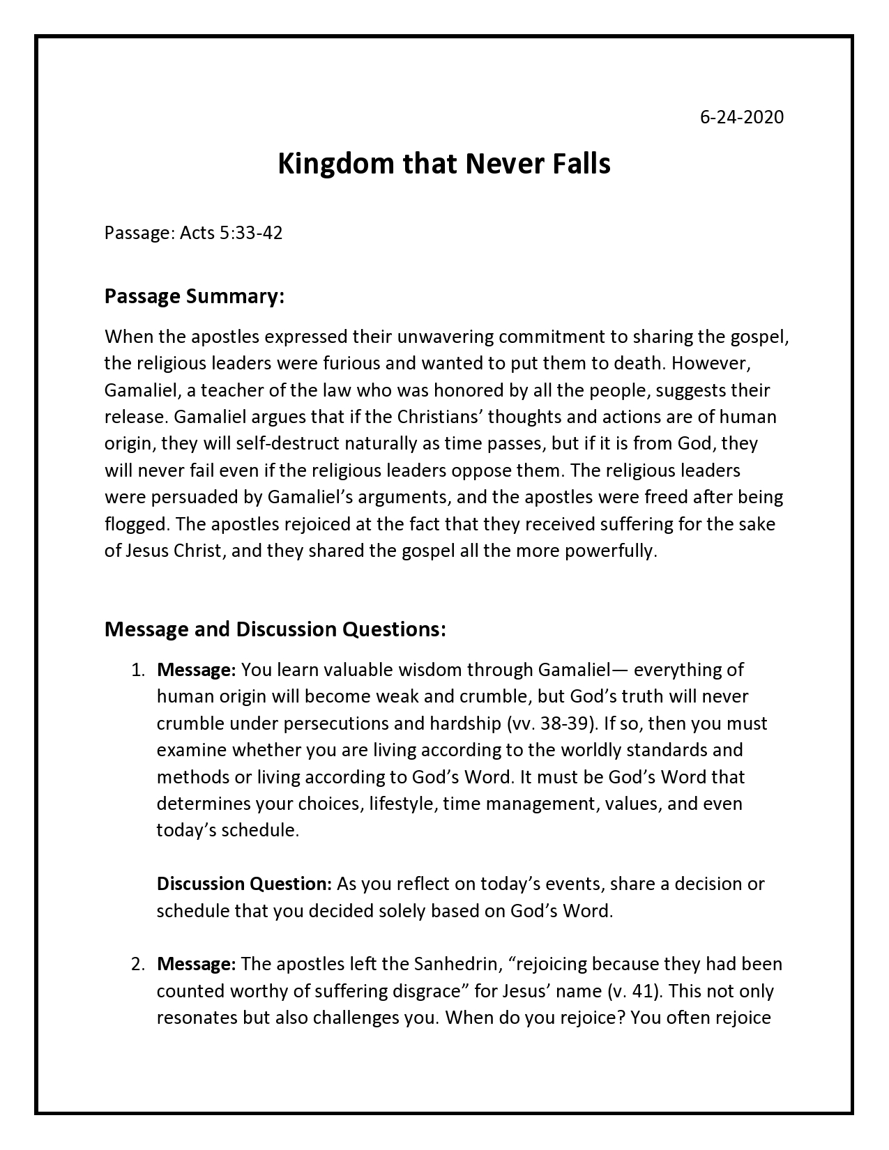 06252020 Wednesday Family Service - Acts 5.33-42 Kingdom that Never Falls-page0001.jpg